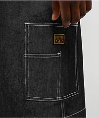 FB County Hard Denim Black Utility Shorts