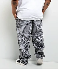 FB County Inked Up Grey Baggy Sweatpants
