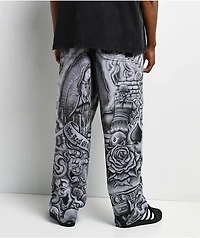 FB County Inked Up Grey Baggy Sweatpants