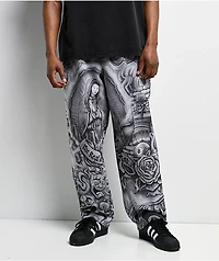 FB County Inked Up Grey Baggy Sweatpants