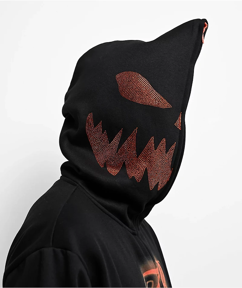 FB County Jack O Lanturn Black Zip Hoodie