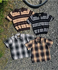 FB County Kids Charlie Brown Black & Grey Polo Shirt