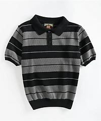 FB County Kids Charlie Brown Black & Grey Polo Shirt