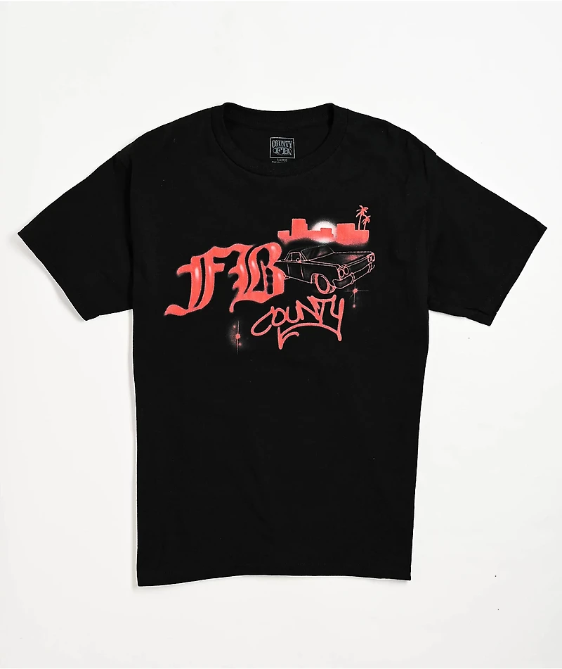 FB County Kids Low Black T-Shirt