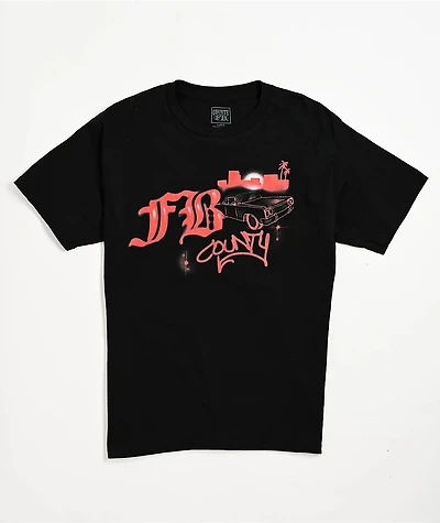 FB County Kids Low Black T-Shirt