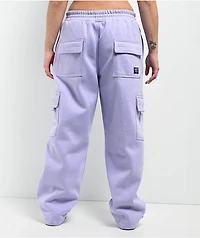 FB County Lavender Cargo Sweatpants