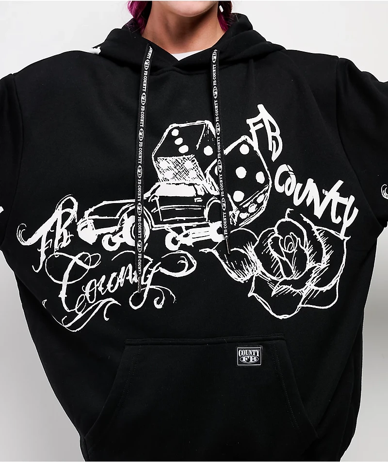 FB County Lifestylez Black Hoodie