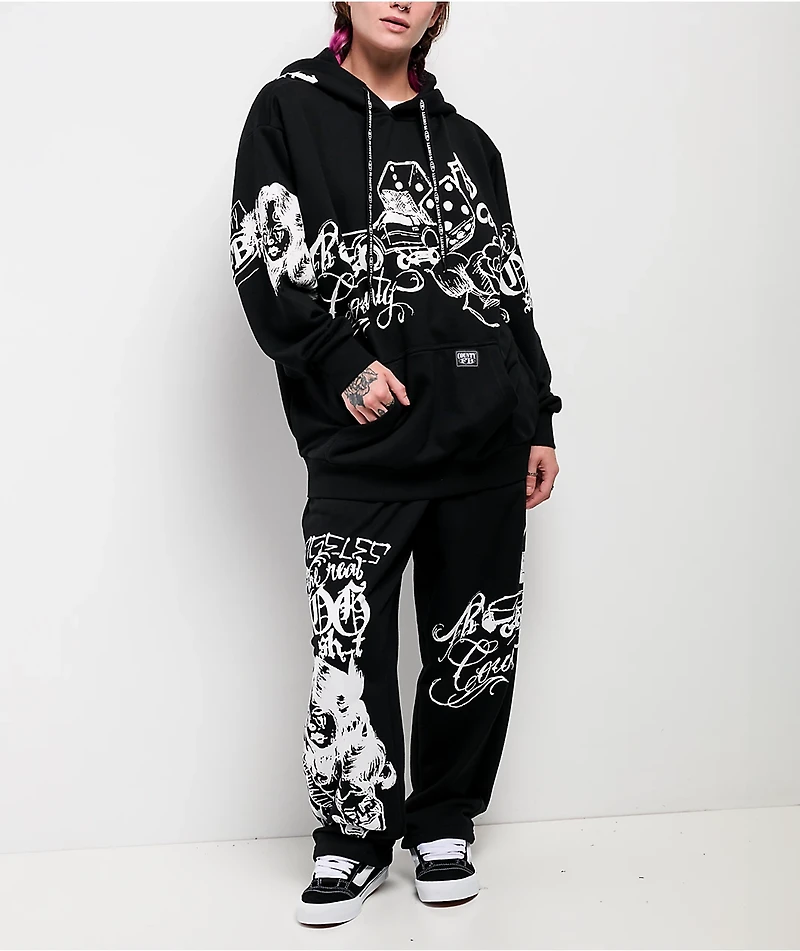 FB County Lifestylez Black Hoodie