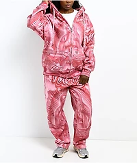 FB County Mi Amor Rhinestone Pink Sweatpants