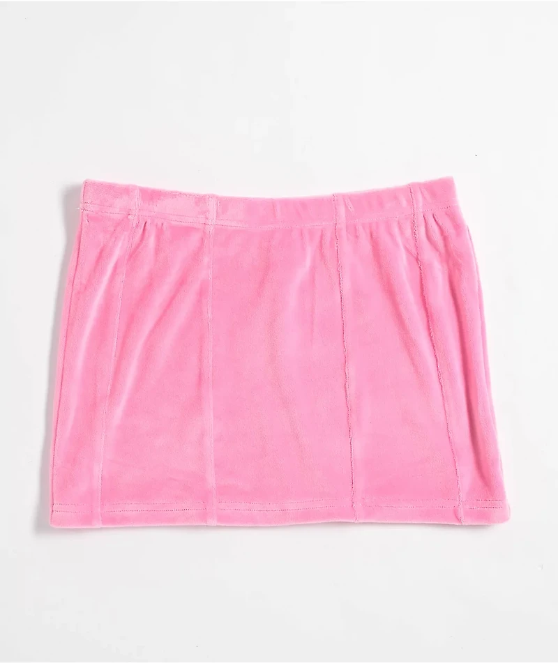 FB County Pink Velour Skirt