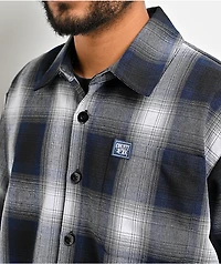 FB County Plaid Navy & White Button Up Shirt