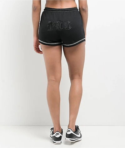 FB County Pop Stitch Black Sweat Shorts