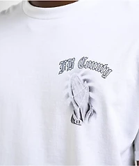 FB County Praying For White T-Shirt