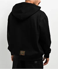 FB County Rhinestone Black Zip Hoodie