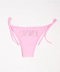 FB County Rhinestone Pink Bikini Bottoms