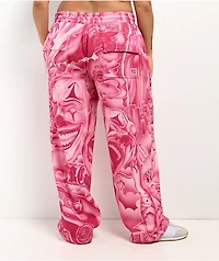 FB County Smile Now Cry Later Pink Sweatpants