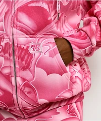 FB County Smile Now Cry Later Pink Zip Hoodie