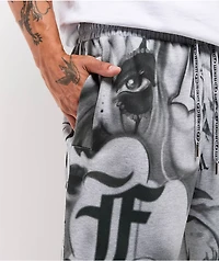 FB County Tatted Up Grey Loose Fit Sweatpants