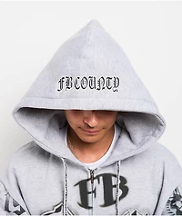 FB County Tatted Up Grey Zip Hoodie