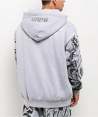 FB County Tatted Up Grey Zip Hoodie