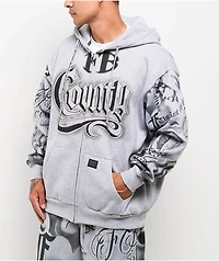 FB County Tatted Up Grey Zip Hoodie