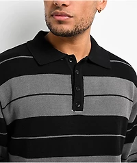 FB County Trilogy Charlie Brown Black & Grey Polo Shirt