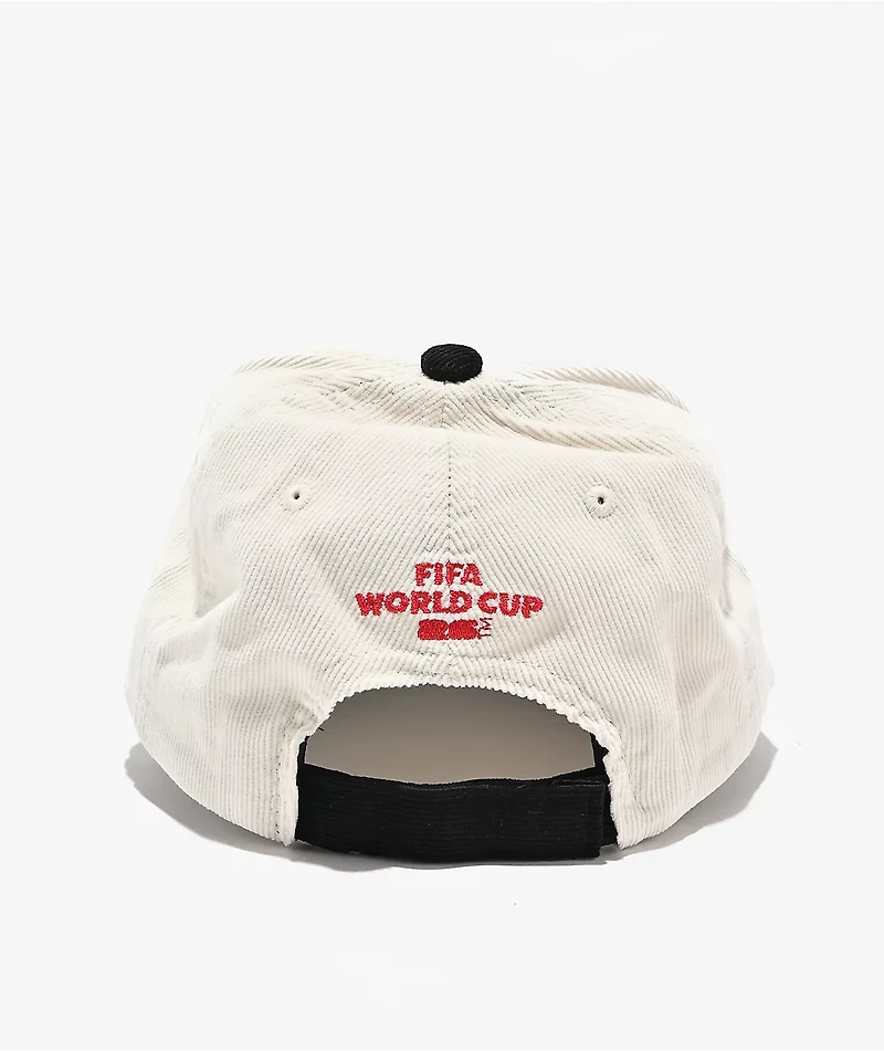 FIFA World Cup Mexico Beige & Black Strapback Hat
