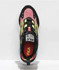 FILA Ray Tracer Evo Black, White & Safety Shoes