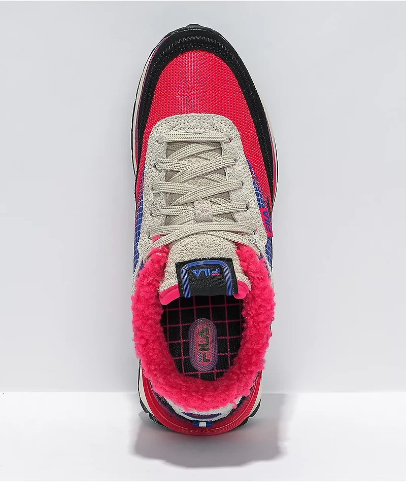 FILA Renno Pink, Purple, & Black Shoes