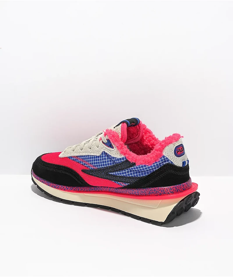FILA Renno Pink, Purple, & Black Shoes