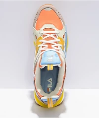 FILA Sandenal Dusty Orange, Blue & Gold Shoes