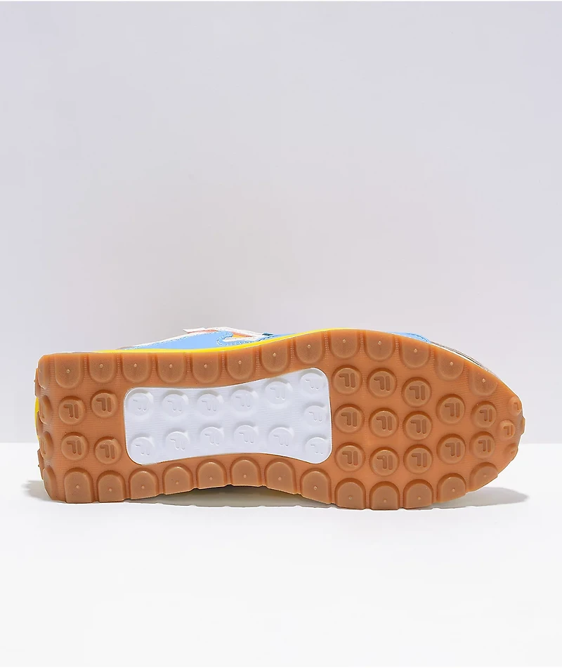 FILA Sandenal Dusty Orange, Blue & Gold Shoes