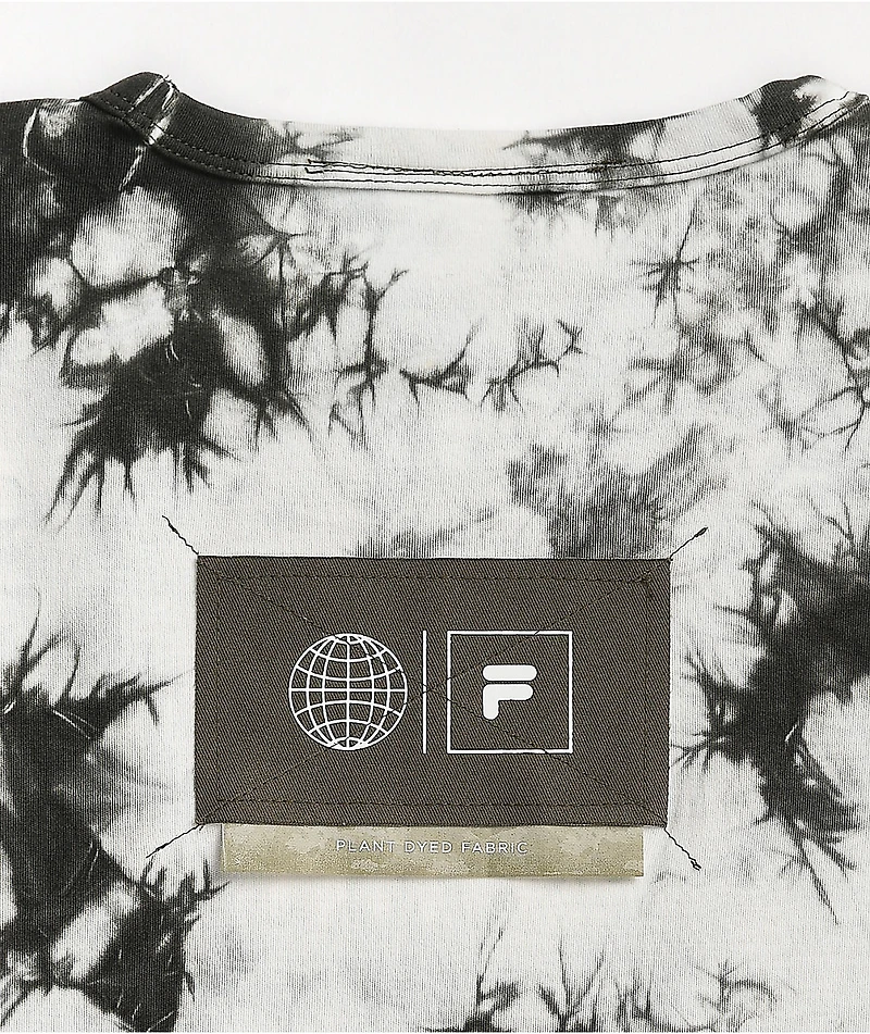 FILA Susto Black & White Tie Dye Oversized T-Shirt