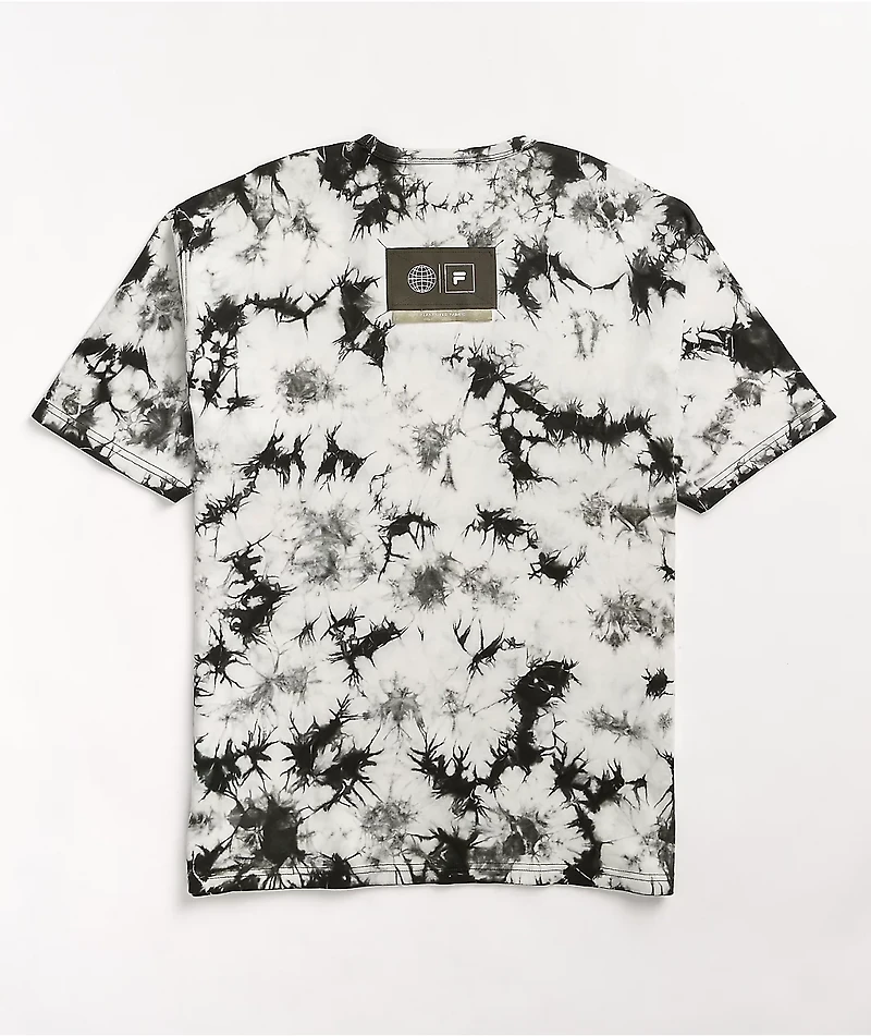 FILA Susto Black & White Tie Dye Oversized T-Shirt