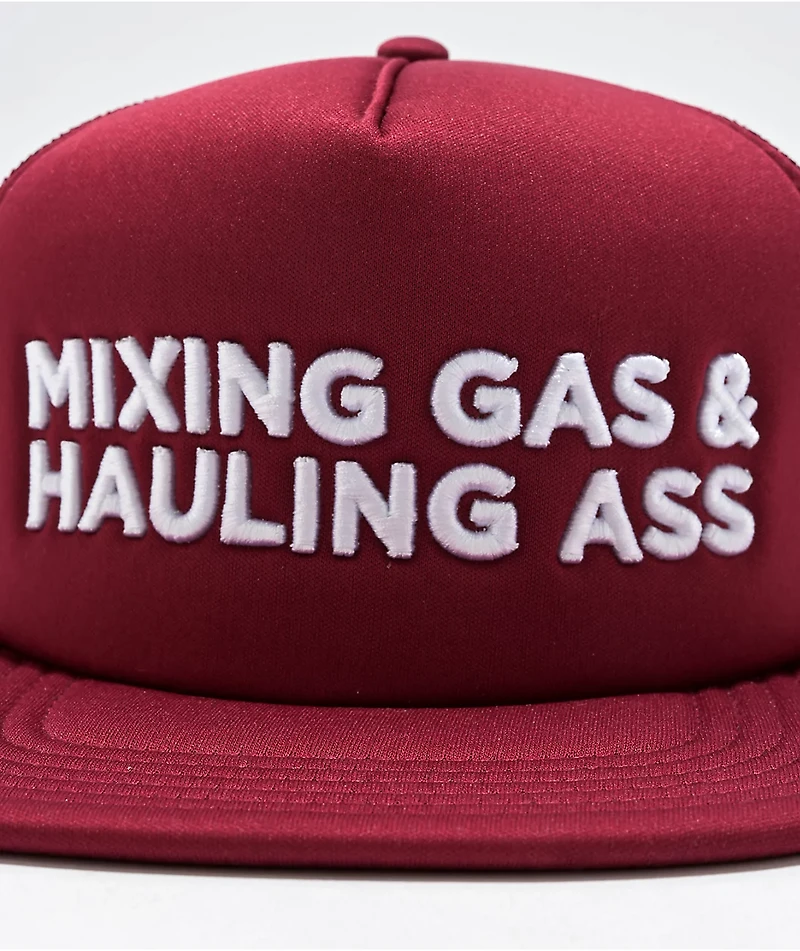FMF Gass Deep Red Trucker Hat