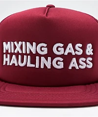 FMF Gass Deep Red Trucker Hat