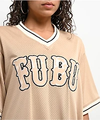 FUBU Glossy Logo Sand Mesh Jersey