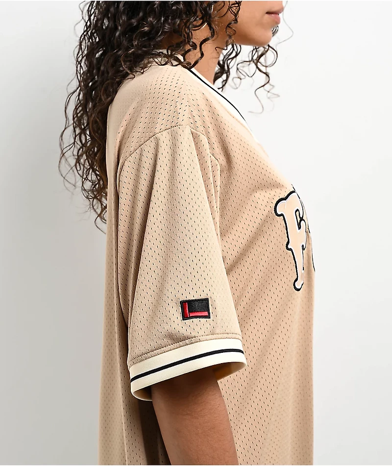 FUBU Glossy Logo Sand Mesh Jersey