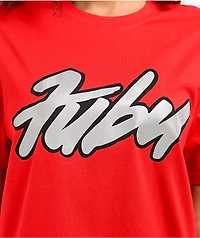 FUBU Reflection Script Red T-Shirt