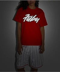 FUBU Reflection Script Red T-Shirt