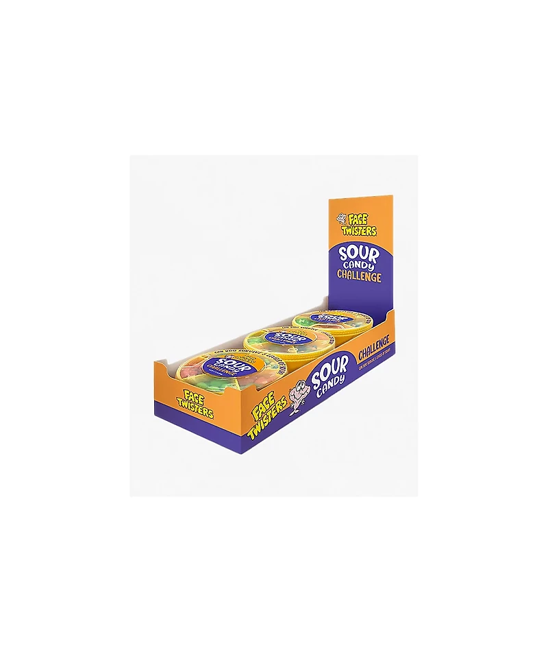 Face Twisters Sour Candy Challenge