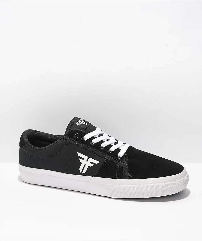 Fallen Bomber Black & White Skate Shoes