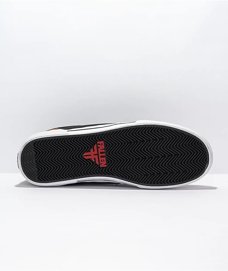 Fallen Patriot Brown, Black, & Red Skate Shoes