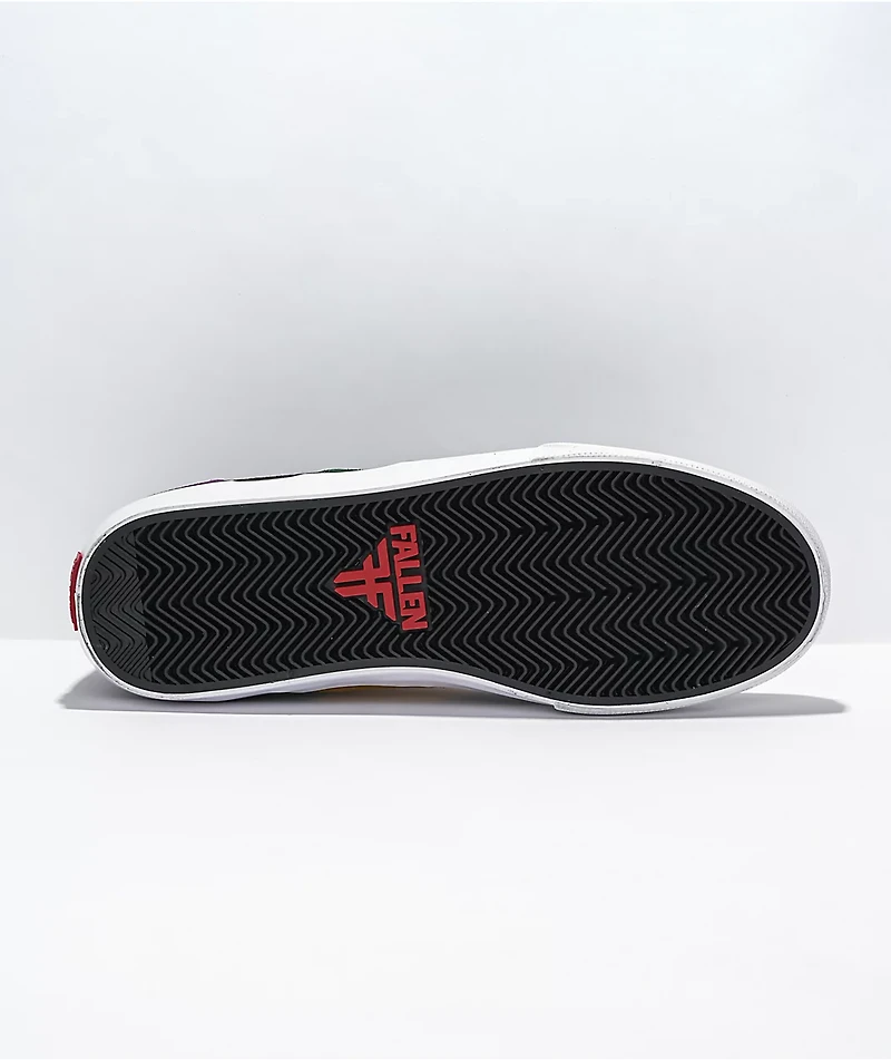 Fallen Phoenix Black & Color Mix Skate Shoes
