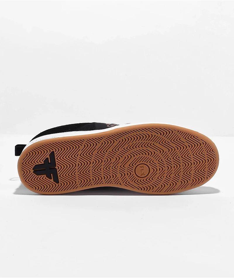 Fallen The Crest Black & Gum Skate Shoes