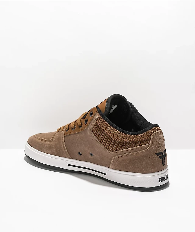 Fallen The Fiend Brown White Skate Shoes at Hamilton Place in