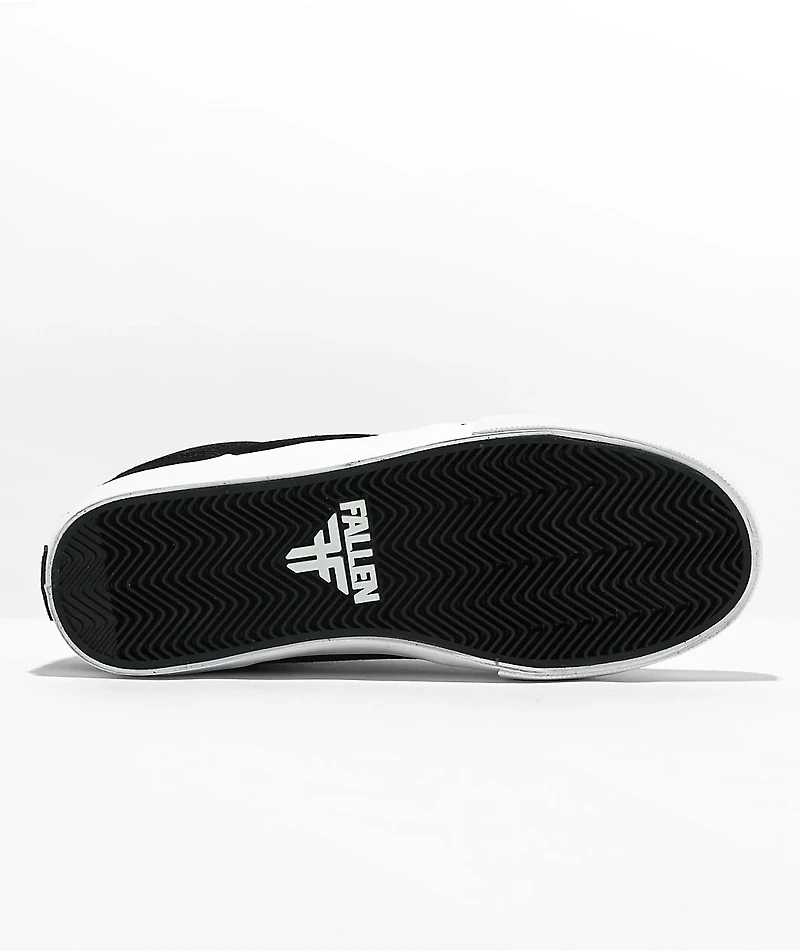 Fallen The Fiend II Black, Red, & White Skate Shoes