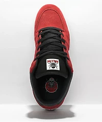 Fallen The Fiend Oxblood & Black Mid Top Skate Shoes