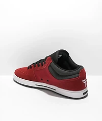 Fallen The Fiend Oxblood & Black Mid Top Skate Shoes