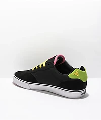 Fallen The Goat Black, Pink, & Green Skate Shoes